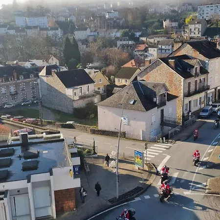 5E Ciel - Sans Ascenseur - Devant Gare / Centre-Ville Tulle Buitenkant foto